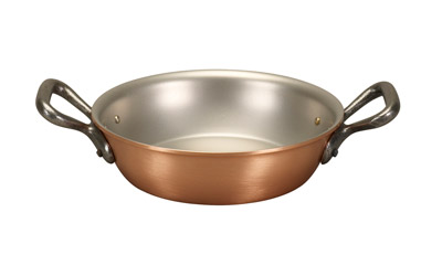 Falk 16cm Round Copper Au Gratin Pan