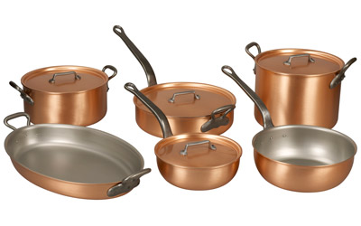 Falk Copper Chef's Set