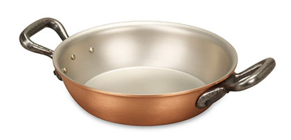 falk culinair classical 16cm copper au gratin pan