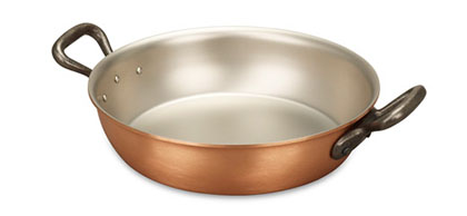 falk culinair classical 20cm copper au gratin pan
