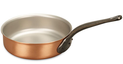 falk culinair classical 20cm copper saute pan