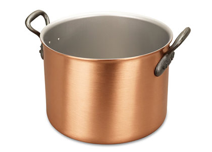 falk culinair classical 24cm copper cauldron