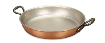 falk culinair classical 28cm copper au gratin pan