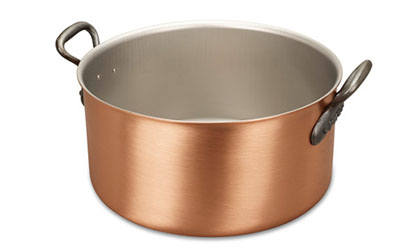 falk culinair classical 28cm copper cauldron