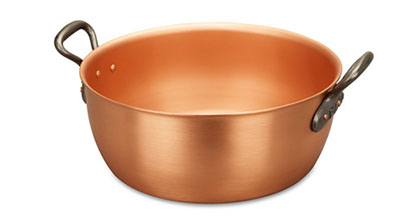 falk culinair classical 28cm copper jam pot