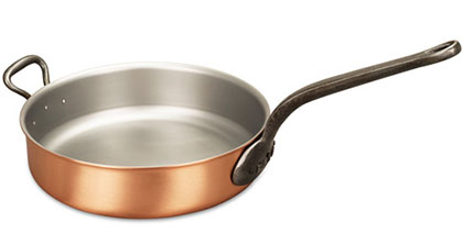 falk culinair classical 28cm copper saute pan