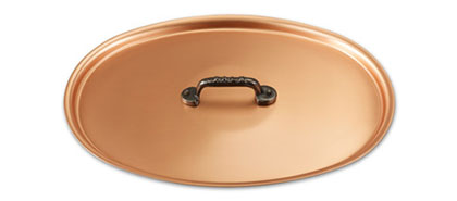 falk culinair classical 30cm x 20cm oval copper lid
