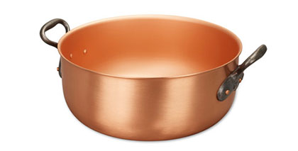 falk culinair classical 32cm copper jam pot