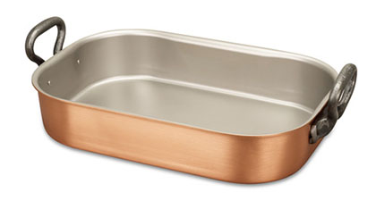 falk culinair classical 35cm x 23cm copper roasting pan