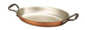 falk culinair classical 25cm x 17cm oval copper au gratin pan