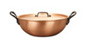 falk culinair classical 28cm loop handled copper wok