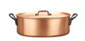 falk culinair classical 30cm oval copper casserole