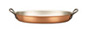 falk culinair classical 40cm x 26cm oval copper au gratin pan