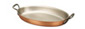 falk culinair classical 40cm x 26cm oval copper au gratin pan